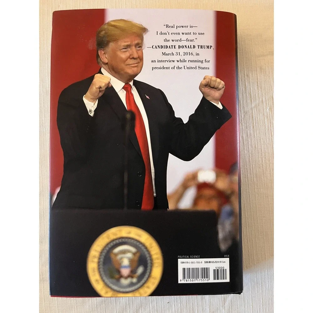 Fear Trump in the White House Bob Woodward First Edition Hardcover 2018 Politics
